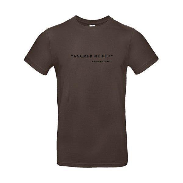 ANUMER NE FE!Flex noir - E190 T-shirt|Brown||2XL