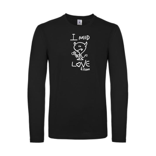 LOVER Blanc B&C - E150 LSL T-shirt manches longues léger