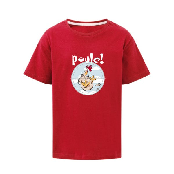 Poule ! SG - Kids T-shirt enfant Red Taille 152 (11-12/2XL)