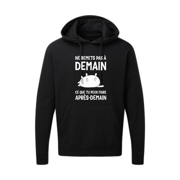 Ne remets pas à demain Blanc SG - Hooded Sweatshirt Sweat capuche