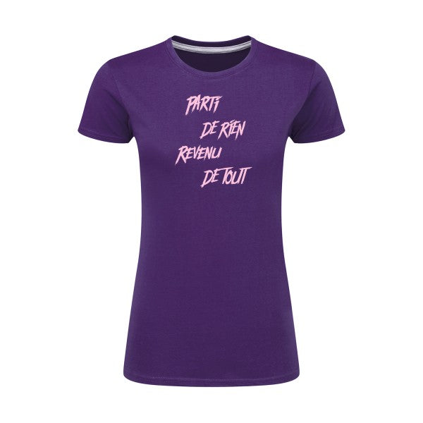 Parti de rien Rose |T shirt original femme|SG