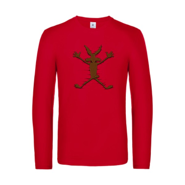 nouvel-echec-t-shirt-manches-longues-original-humour -Red