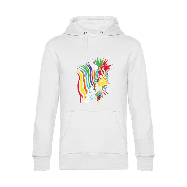 Anticonformiste- Sweat à capuche original White - RueDuTeeshirt