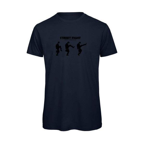T-shirt humour original British Fight T Shirt couleur Navy