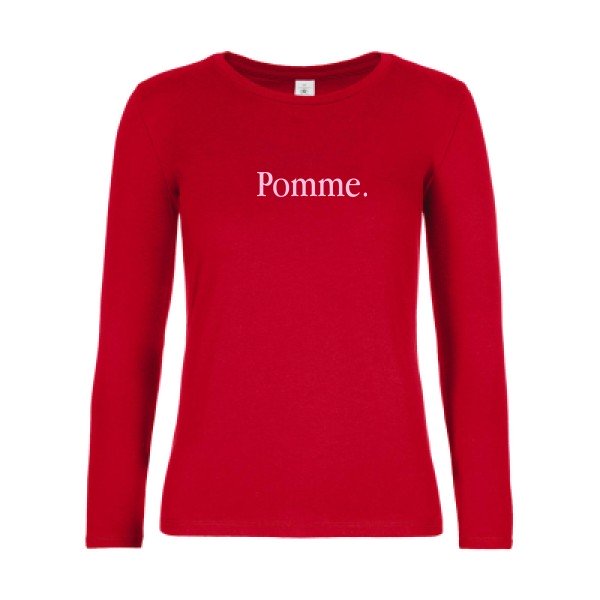 t-shirt lsl femme Pub-Subliminale Red flex Rose