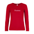 t-shirt lsl femme Pub-Subliminale Red flex Rose