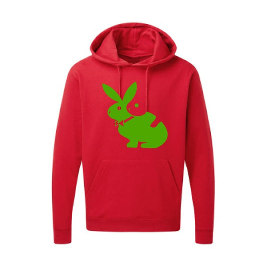 hot  |Sweat  capuche humoristique Vert pomme 