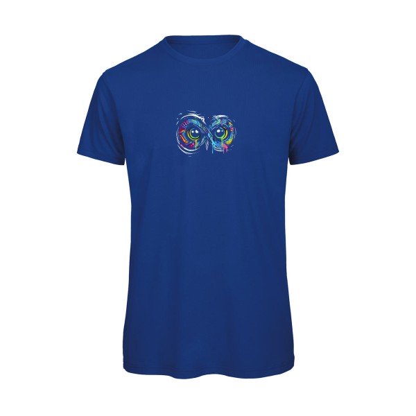 T-shirt humour original Infiniment Chouette T Shirt couleur Royal Blue