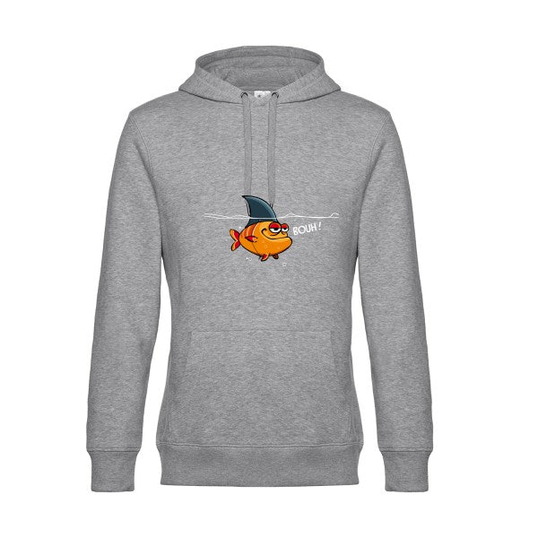 Bouh- Sweat à capuche original Heather Grey - RueDuTeeshirt