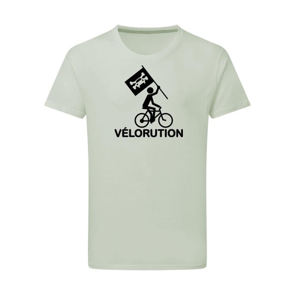 Vélorution - Flex noir Tshirt original Pastel Macchiato  2XL