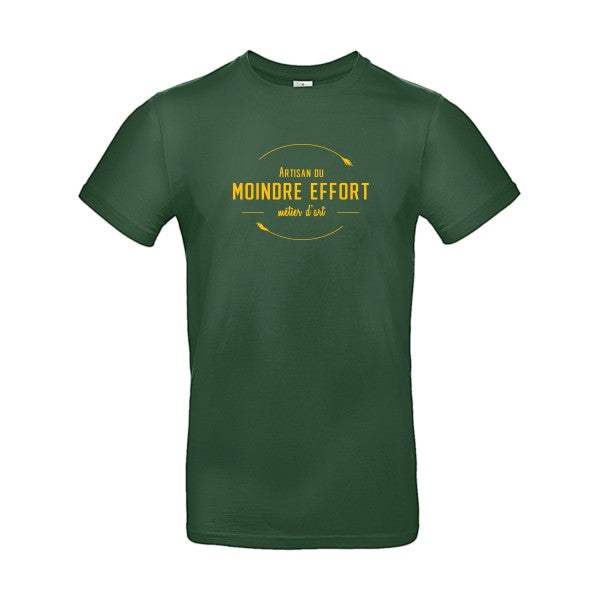 Artisan du moindre effortFlex jaune or - E190 T-shirt|Bottle Green||2XL