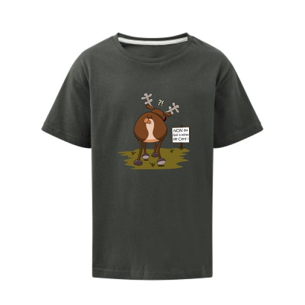 Gaz à effet de cerf SG - Kids T-shirt enfant Charcoal Taille 152 (11-12/2XL)