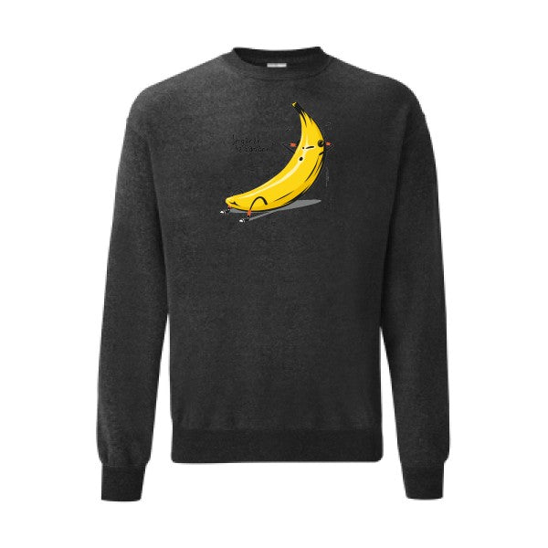 Je garde la banane ! Fruit of the loom 280 g/m² Sweat shirt