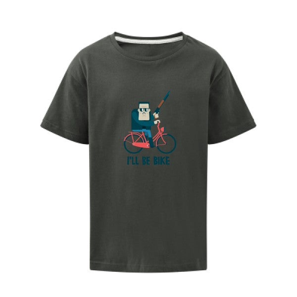 I'll be bike SG - Kids T-shirt enfant Charcoal Taille 152 (11-12/2XL)