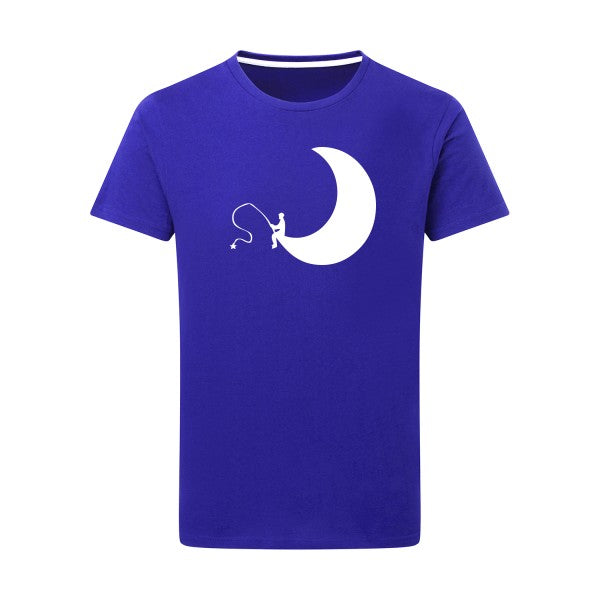 pêcheur d'étoiles -Flex Blanc sur T-shirt SG  Royal Blue  5XL