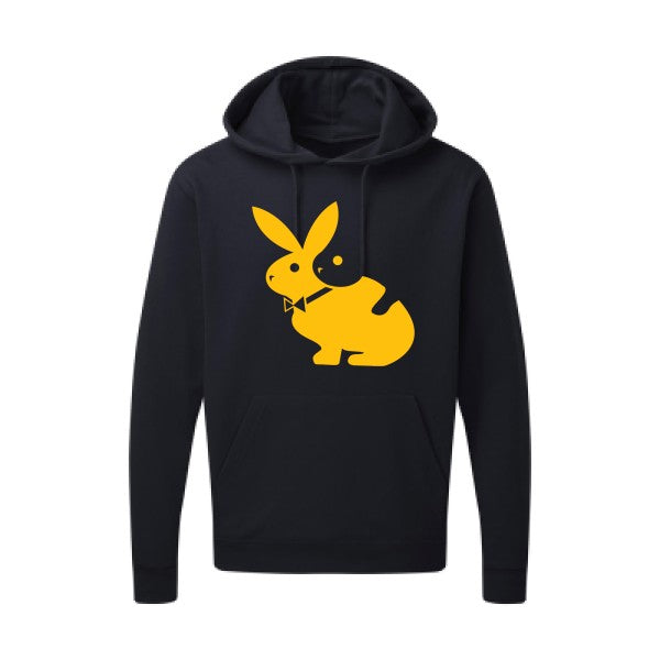 hot  |Sweat  capuche humoristique jaune Or 