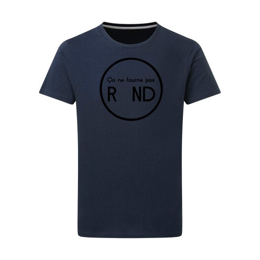 ça ne tourne pas rond ! - Flex noir Tshirt original Denim  XL