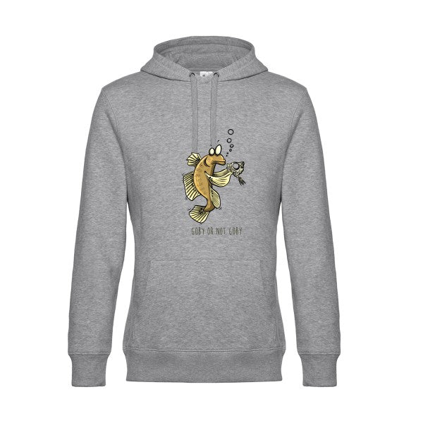 Goby-or-not-goby- Sweat à capuche original Heather Grey - RueDuTeeshirt