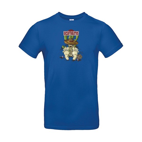 T-shirt humour original Deshydratos T Shirt couleur Royal Blue