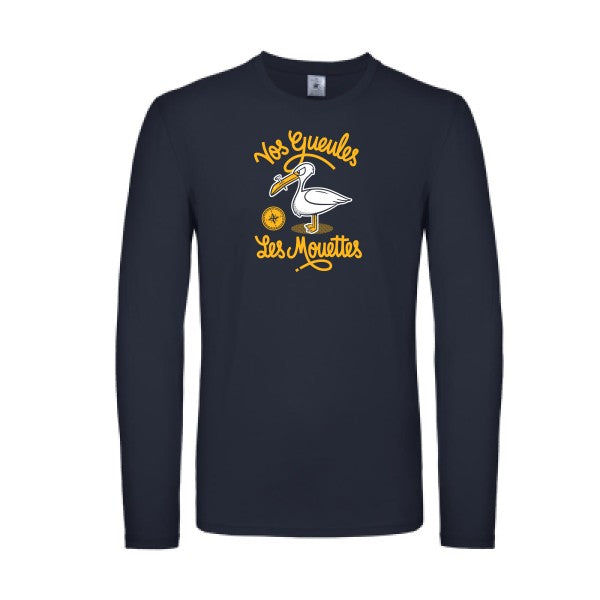 Vos gueules les mouettes B&C - E150 LSL T-shirt manches longues léger