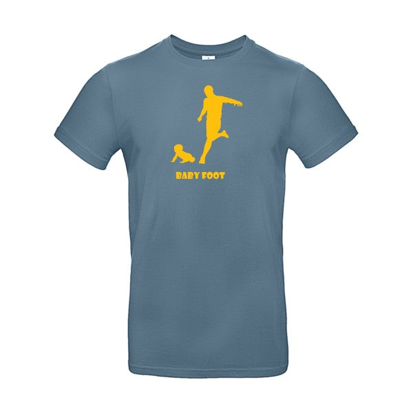 Baby footFlex jaune or- T-shirt E190|Stone Blue||2XL