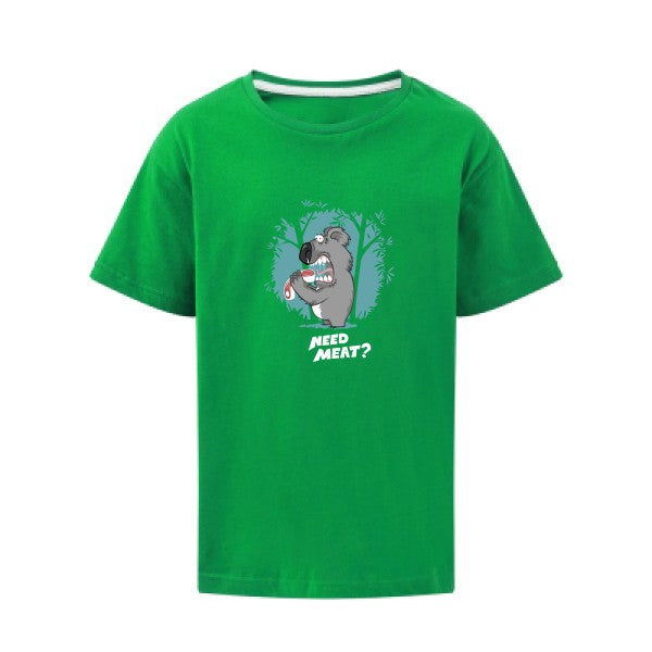 Need meat ? SG - Kids T-shirt enfant Kelly Green Taille 140 (9-10/XL)