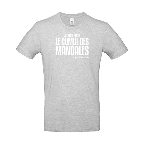 Cumul des Mandales B&C - E190 T-shirt|Ash||2XL