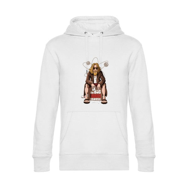 The-big-bang-Lebowski- Sweat à capuche original White - RueDuTeeshirt