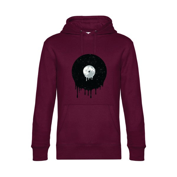 In-the-sky- Sweat à capuche original Burgundy - RueDuTeeshirt