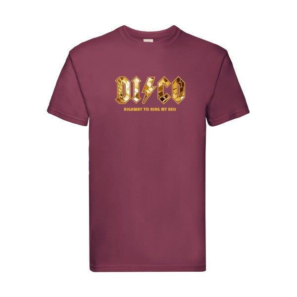 DISCO Fruit of the loom 205 g/m² T-shirt/ bordeaux