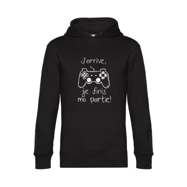 J-arrive.- Sweat à capuche original Black - RueDuTeeshirt