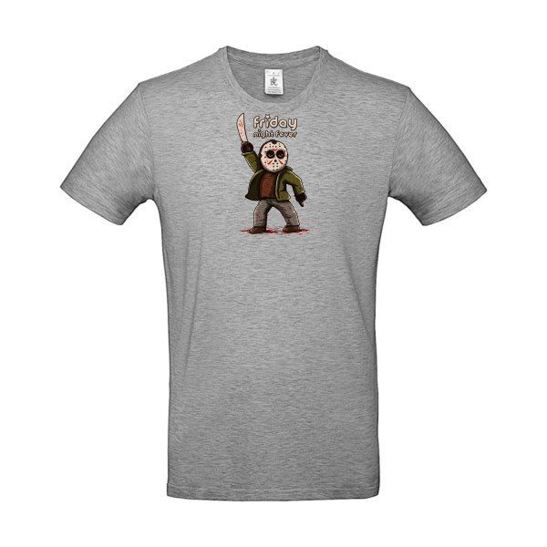 T-shirt humour original friday night fever T Shirt couleur Sport Grey