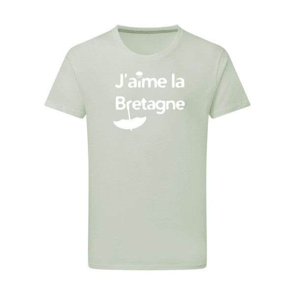 J'aime la Bretagne - Flex Blanc Tshirt original Pastel Macchiato  2XL