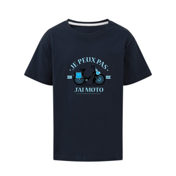 Je peux pas j'ai moto SG - Kids T-shirt enfant Navy Taille 140 (9-10/XL)