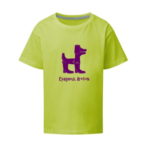 Epagneul breton Flex Violet SG - Kids T-shirt enfant Lime Taille 152 (11-12/2XL)