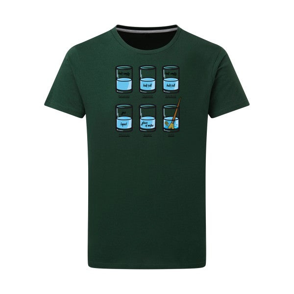 T-shirt homme Artist - T-shirt créatif pour les amateurs d'art Bottle Green L