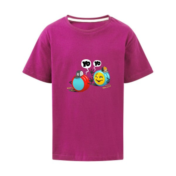 Yo Yo SG - Kids T-shirt enfant Dark Pink Taille 152 (11-12/2XL)