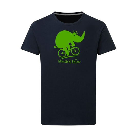 Bernard Rhino vert pomme -Flex vert pomme sur T-shirt SG  Navy  5XL