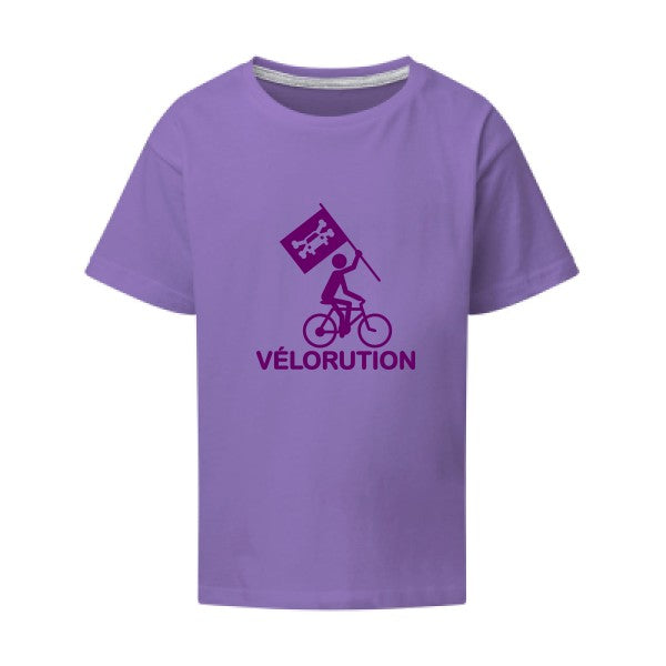 Vélorution Flex Violet SG - Kids T-shirt enfant Aster Purple Taille 152 (11-12/2XL)