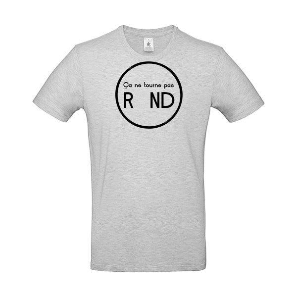 ça ne tourne pas rond ! flex noir B&C - E190 T-shirt|Ash||2XL