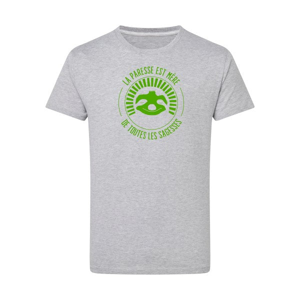 La paresse mère de sagesse vert pomme -Flex vert pomme sur T-shirt SG  Light Oxford  5XL