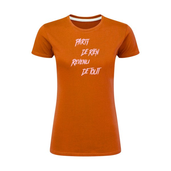 Parti de rien Rose |T shirt original femme|SG