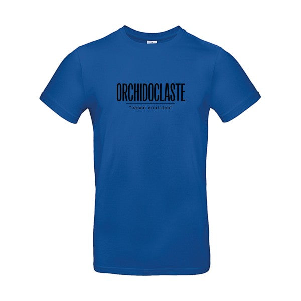 orchidoclaste-tshirt_Royal Blue_flex_Noir