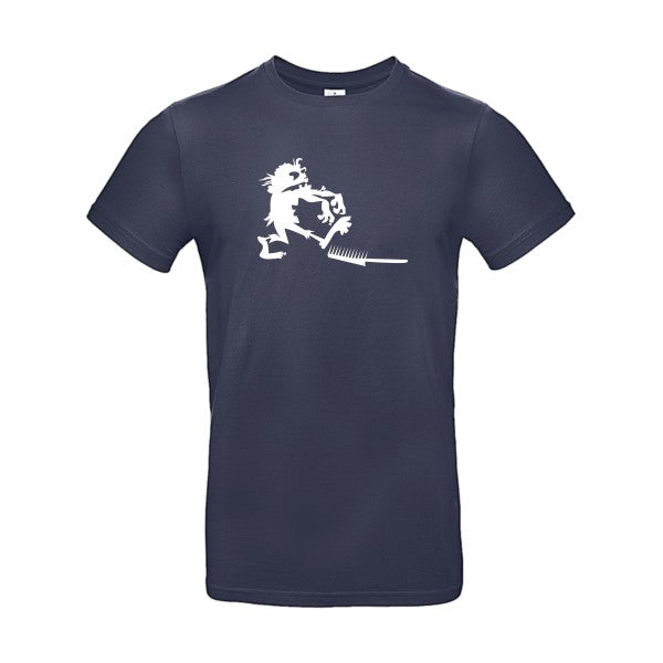 Zombie gag B&C- T-shirt E190|Navy Blue||2XL