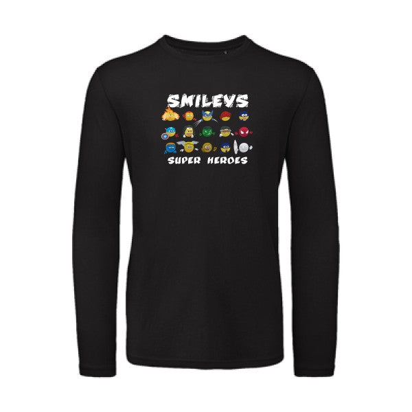 Super Smileys | T-shirt original LSL Black 2XL