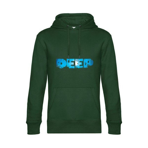 deep- Sweat à capuche original Bottle Green - RueDuTeeshirt