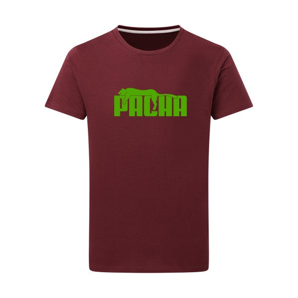 Pacha vert pomme -Flex vert pomme sur T-shirt SG  Burgundy  2XL