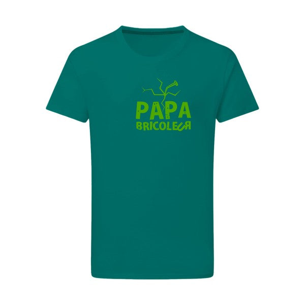 Papa bricoleur - Flex Vert pomme Tshirt original Emerald Green  2XL