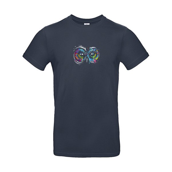 T-shirt humour original Infiniment Chouette T Shirt couleur Navy