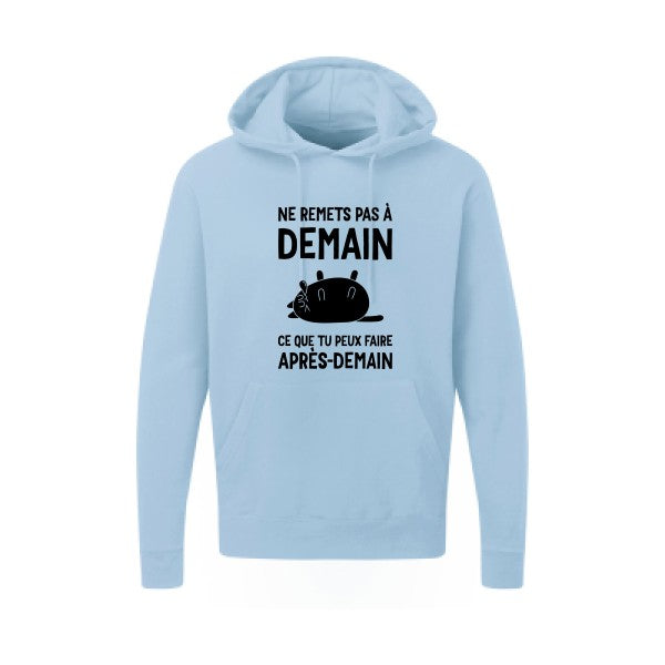 Ne remets pas à demain Noir SG - Hooded Sweatshirt Sweat capuche